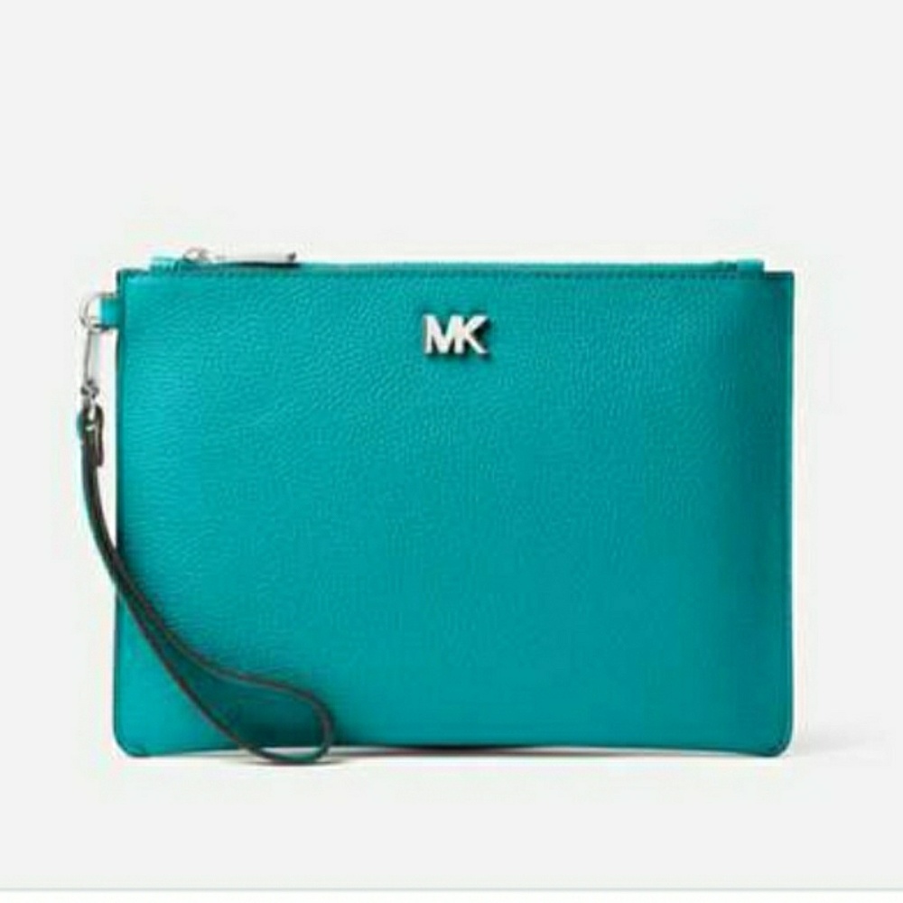 GENUINE Michael Kors medium leather clutch